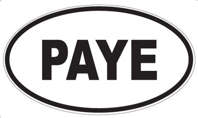 PAYE - Oval Magnet