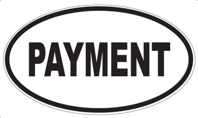 PAYMENT - Oval Magnet