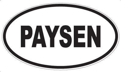 PAYSEN - Oval Sticker