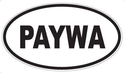PAYWA - Oval Magnet