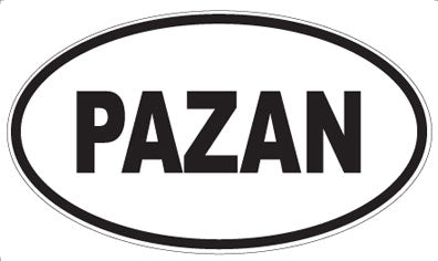 PAZAN - Oval Magnet