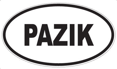 PAZIK - Oval Magnet