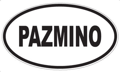 PAZMINO - Oval Sticker