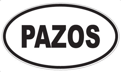 PAZOS - Oval Sticker