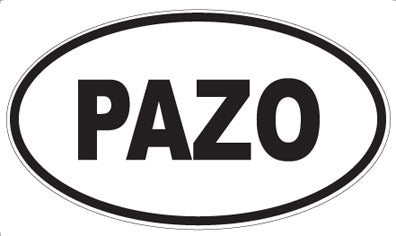 PAZO - Oval Magnet