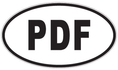 PDF - 3 Letter Initials Oval Sticker