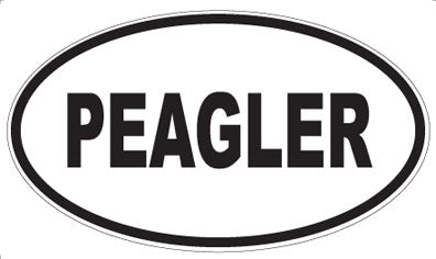 PEAGLER - Oval Magnet