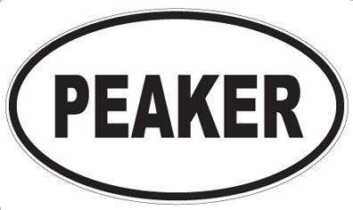 PEAKER - Oval Magnet