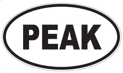 PEAK - Oval Magnet