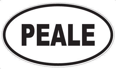 PEALE - Oval Magnet