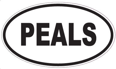 PEALS - Oval Sticker