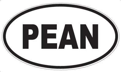 PEAN - Oval Magnet