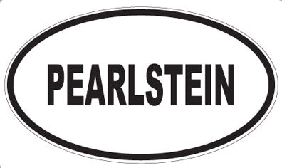 PEARLSTEIN - Oval Sticker