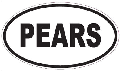 PEARS - Oval Magnet