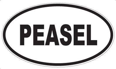 PEASEL - Oval Magnet