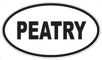 PEATRY - Oval Magnet