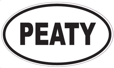 PEATY - Oval Sticker