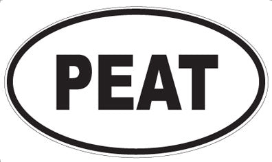 PEAT - Oval Magnet
