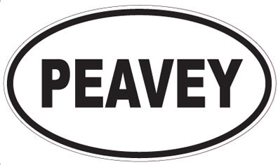 PEAVEY - Oval Sticker