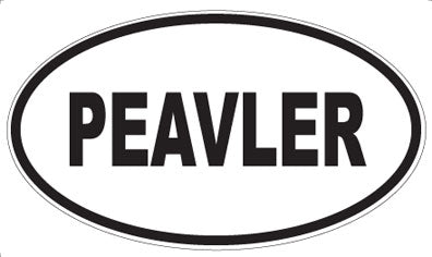 PEAVLER - Oval Magnet