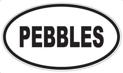 PEBBLES - Oval Magnet