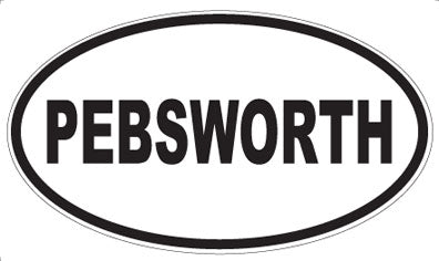 PEBSWORTH - Oval Magnet