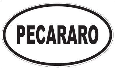 PECARARO - Oval Magnet