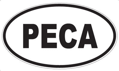 PECA - Oval Magnet