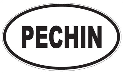 PECHIN - Oval Sticker