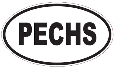 PECHS - Oval Magnet