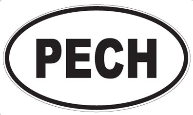 PECH - Oval Magnet
