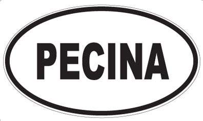 PECINA - Oval Sticker