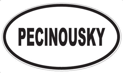 PECINOUSKY - Oval Magnet