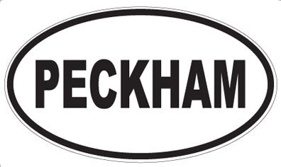 PECKHAM - Oval Sticker