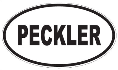 PECKLER - Oval Sticker