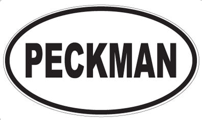 PECKMAN - Oval Magnet