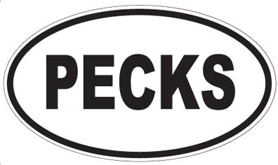 PECKS - Oval Magnet