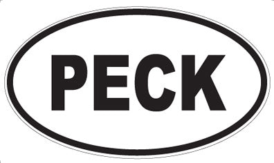 PECK - Oval Magnet