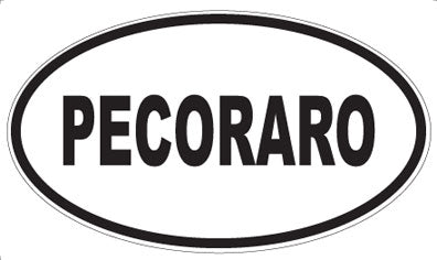PECORARO - Oval Sticker