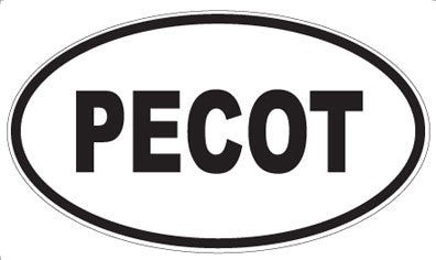 PECOT - Oval Sticker