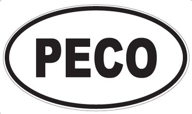 PECO - Oval Magnet