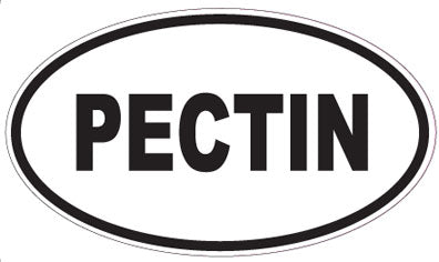 PECTIN - Oval Sticker