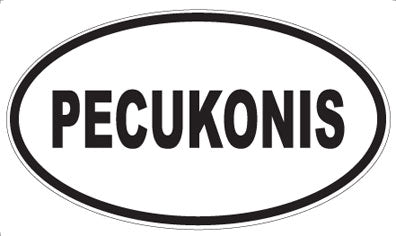 PECUKONIS - Oval Magnet