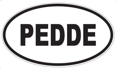 PEDDE - Oval Magnet