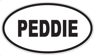 PEDDIE - Oval Magnet