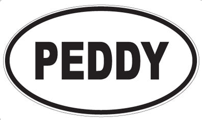 PEDDY - Oval Magnet