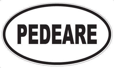 PEDEARE - Oval Magnet