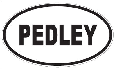 PEDLEY - Oval Magnet
