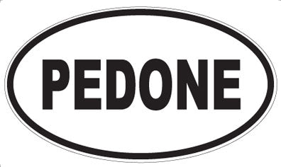 PEDONE - Oval Magnet