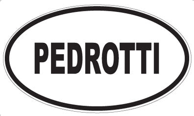 PEDROTTI - Oval Magnet